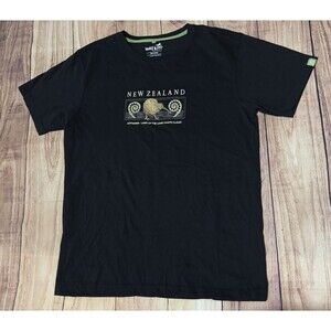 New Zealand Aotearoa Land Of The Long White Cloud T Shirt Size L Large